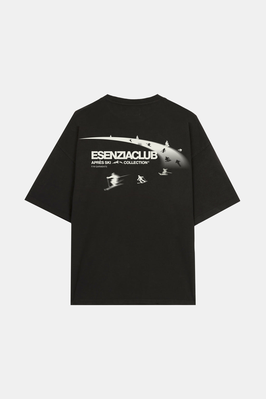 BLACK SNOW TEE