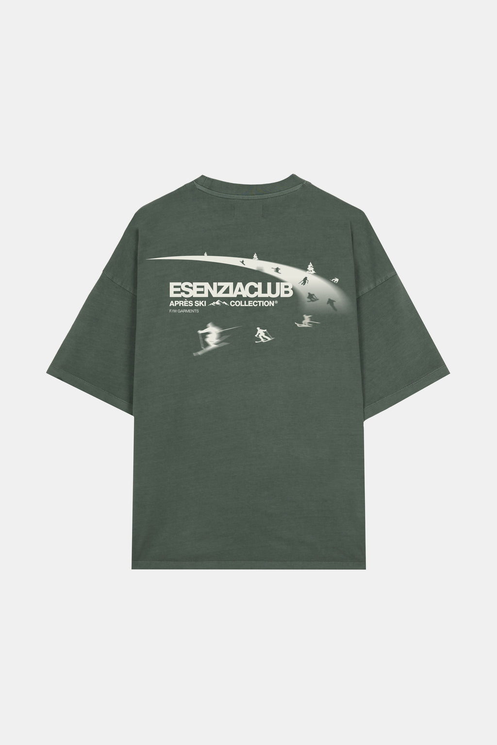 GREEN SNOW TEE