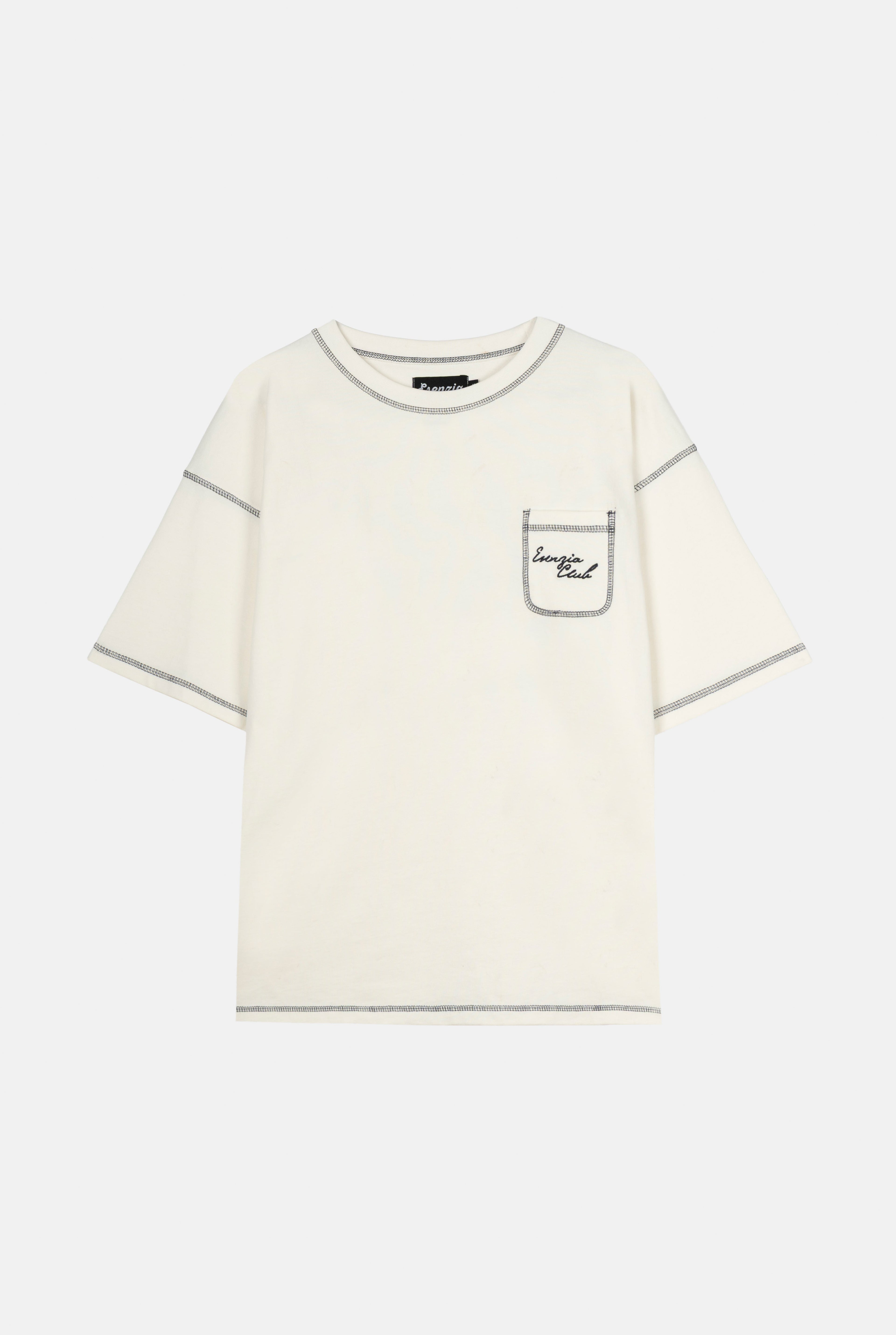 HEAVYWEIGHT WHITE STITCH TEE