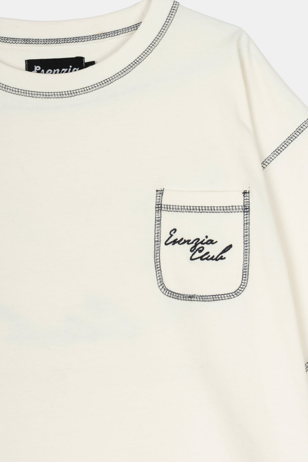 HEAVYWEIGHT WHITE STITCH TEE