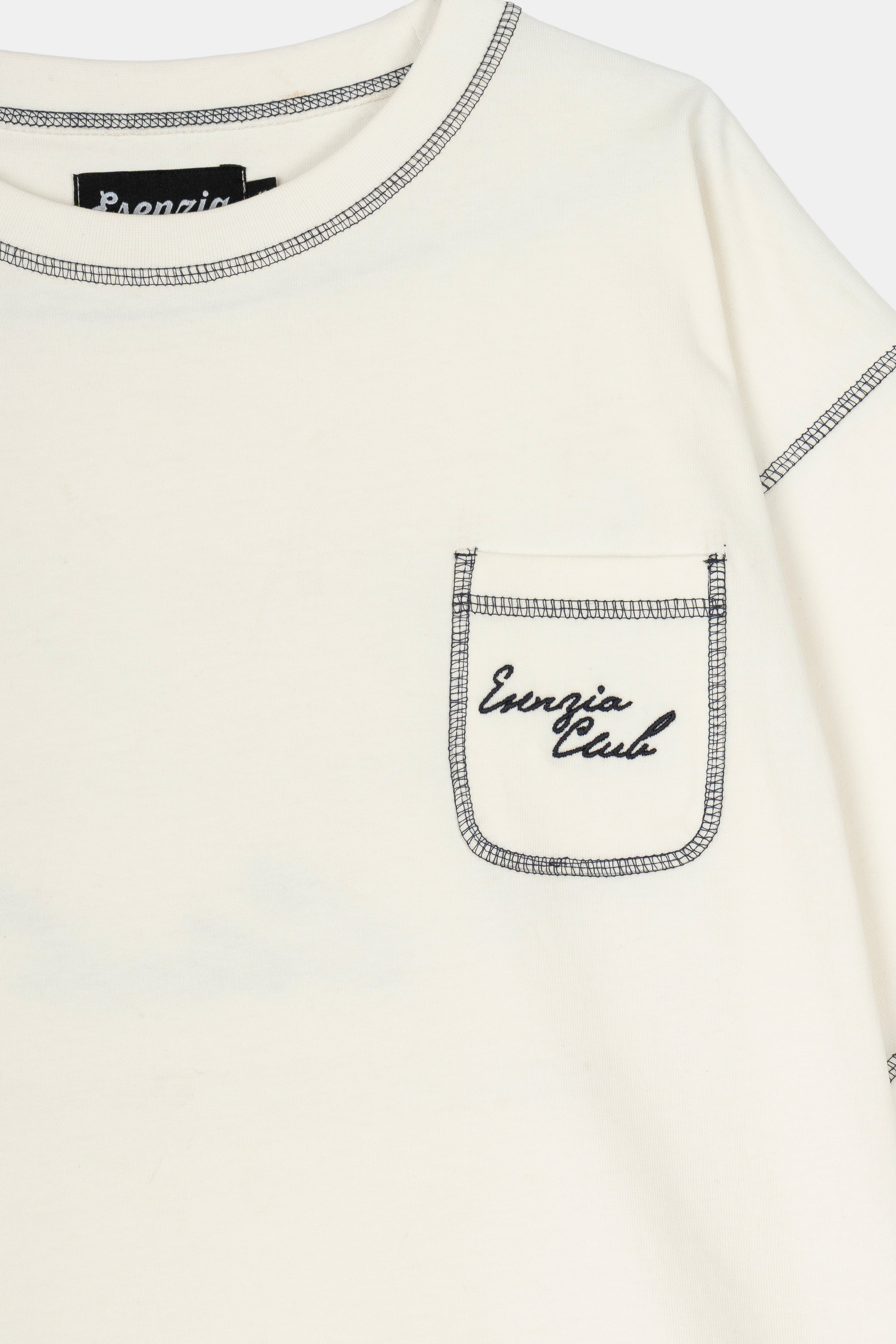 HEAVYWEIGHT WHITE STITCH TEE