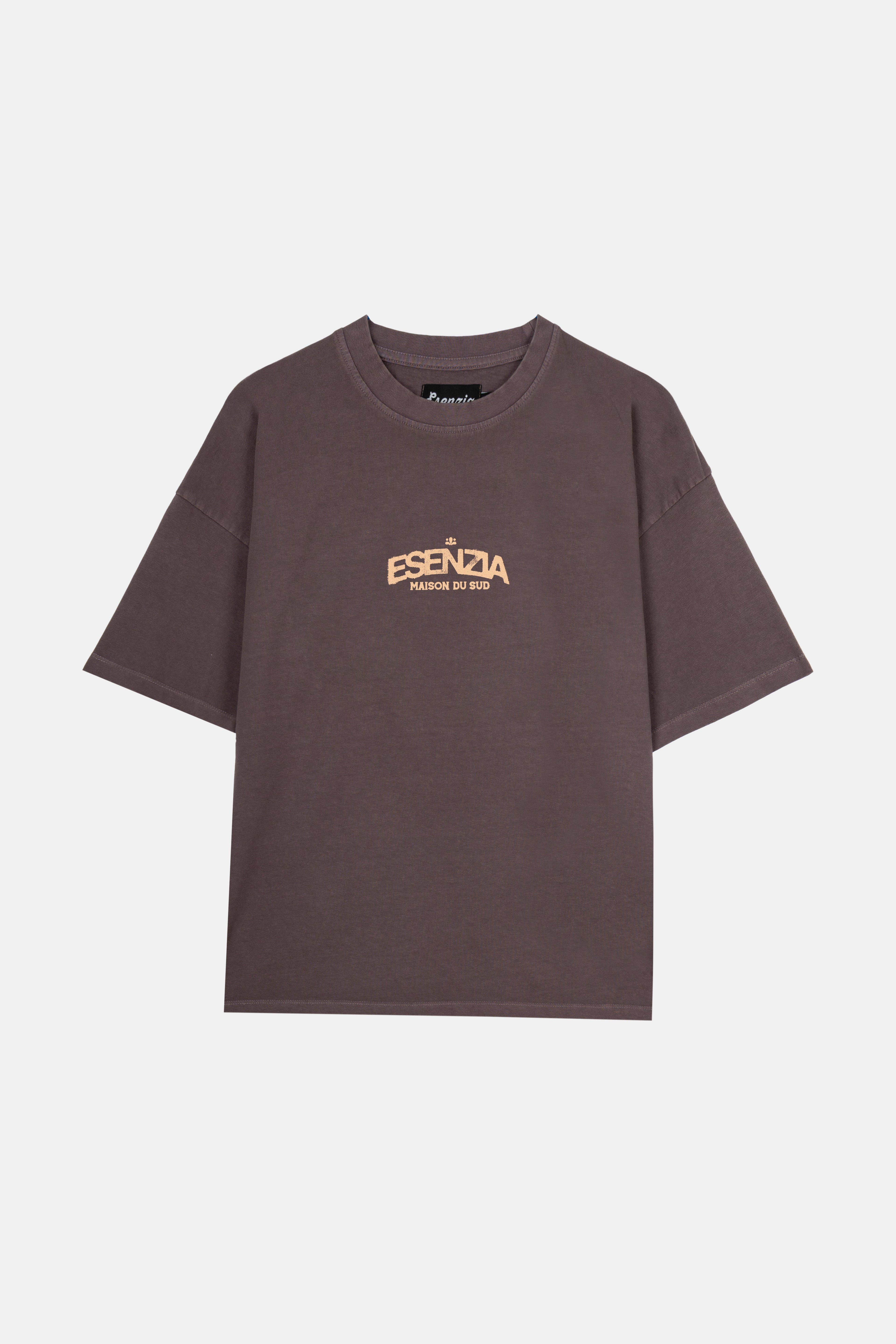 PURPLE PALMERAIE TEE