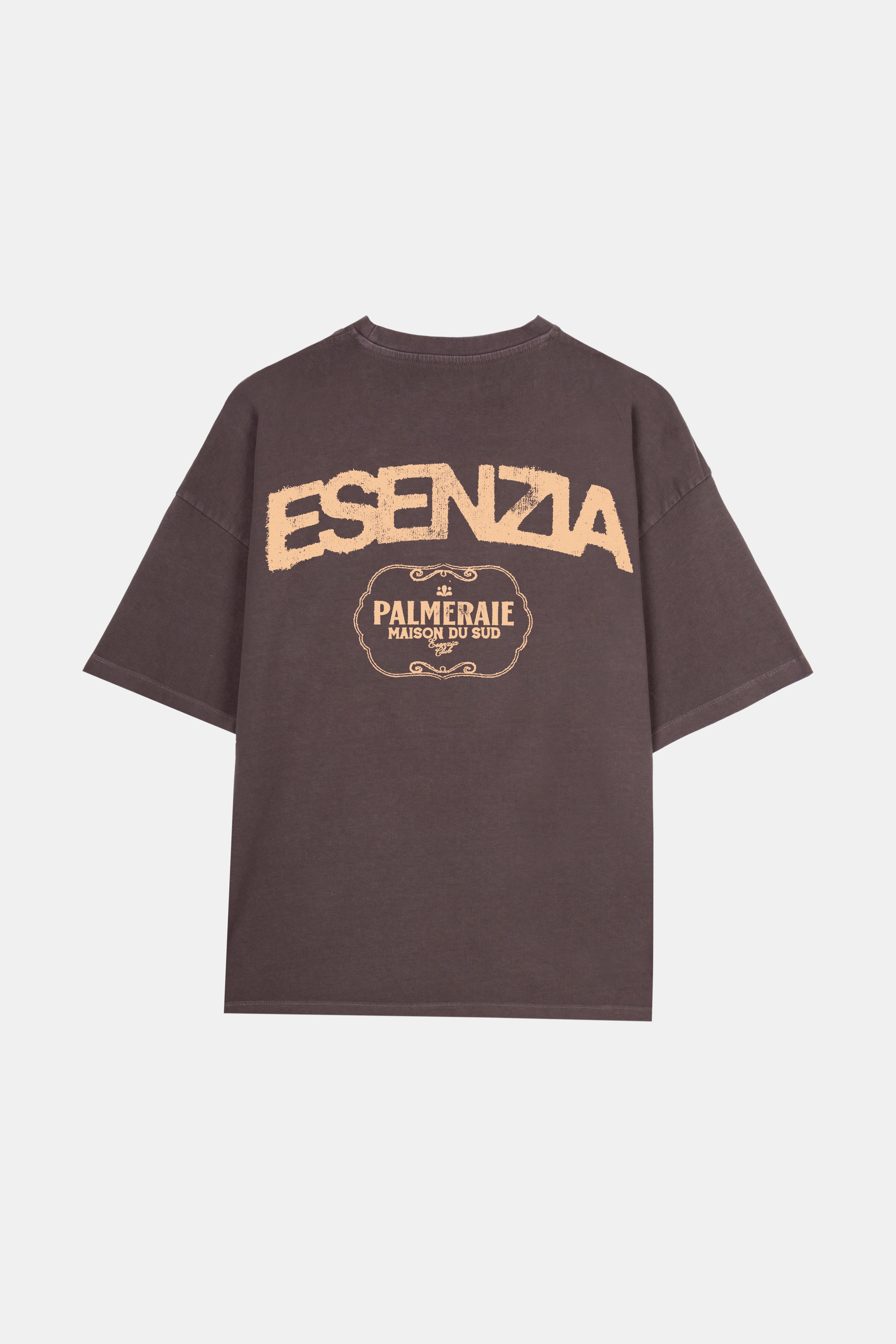 PURPLE PALMERAIE TEE