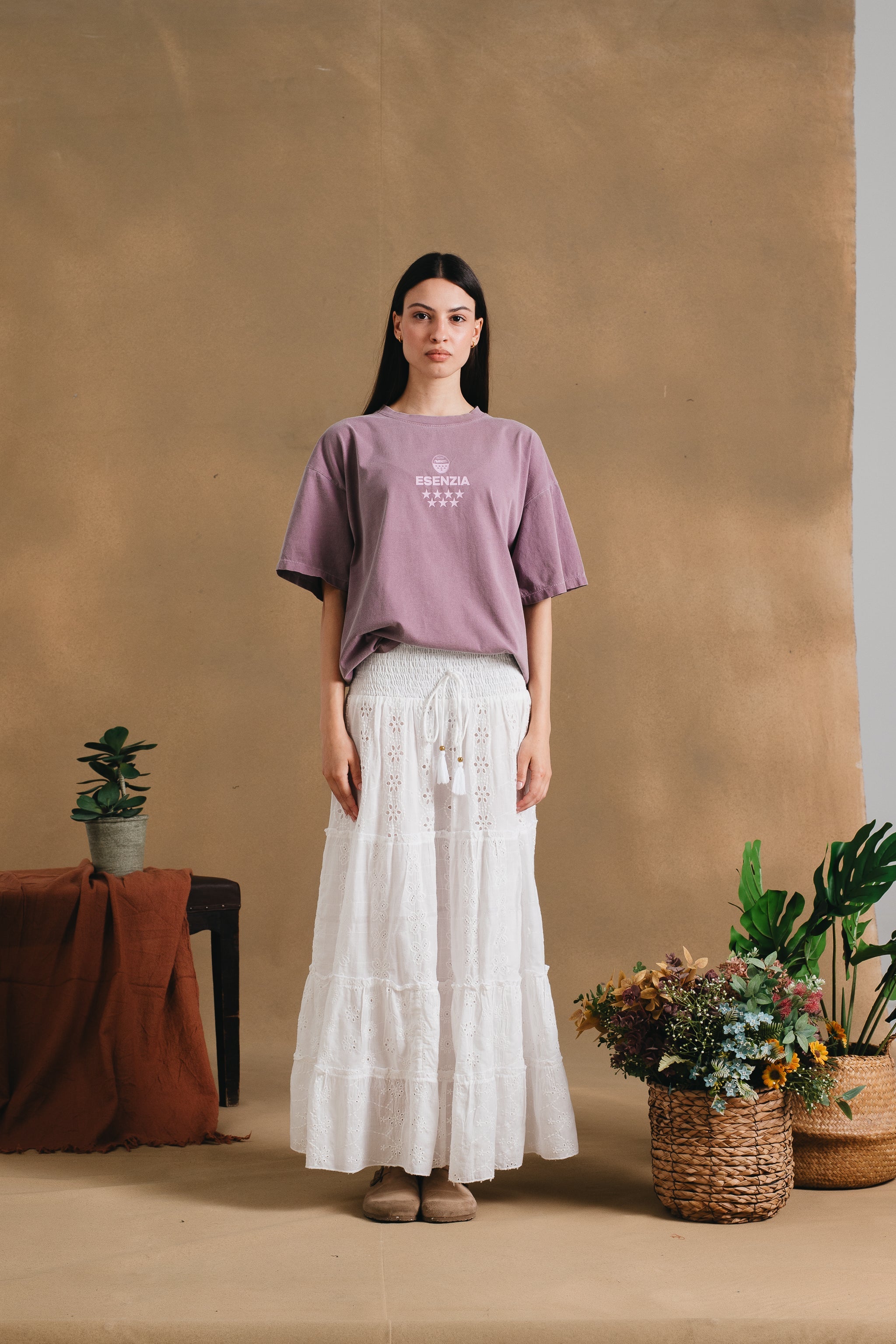 MAUVE ROYAL TEE