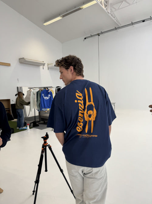 BLUE EQUIPMENT TEE