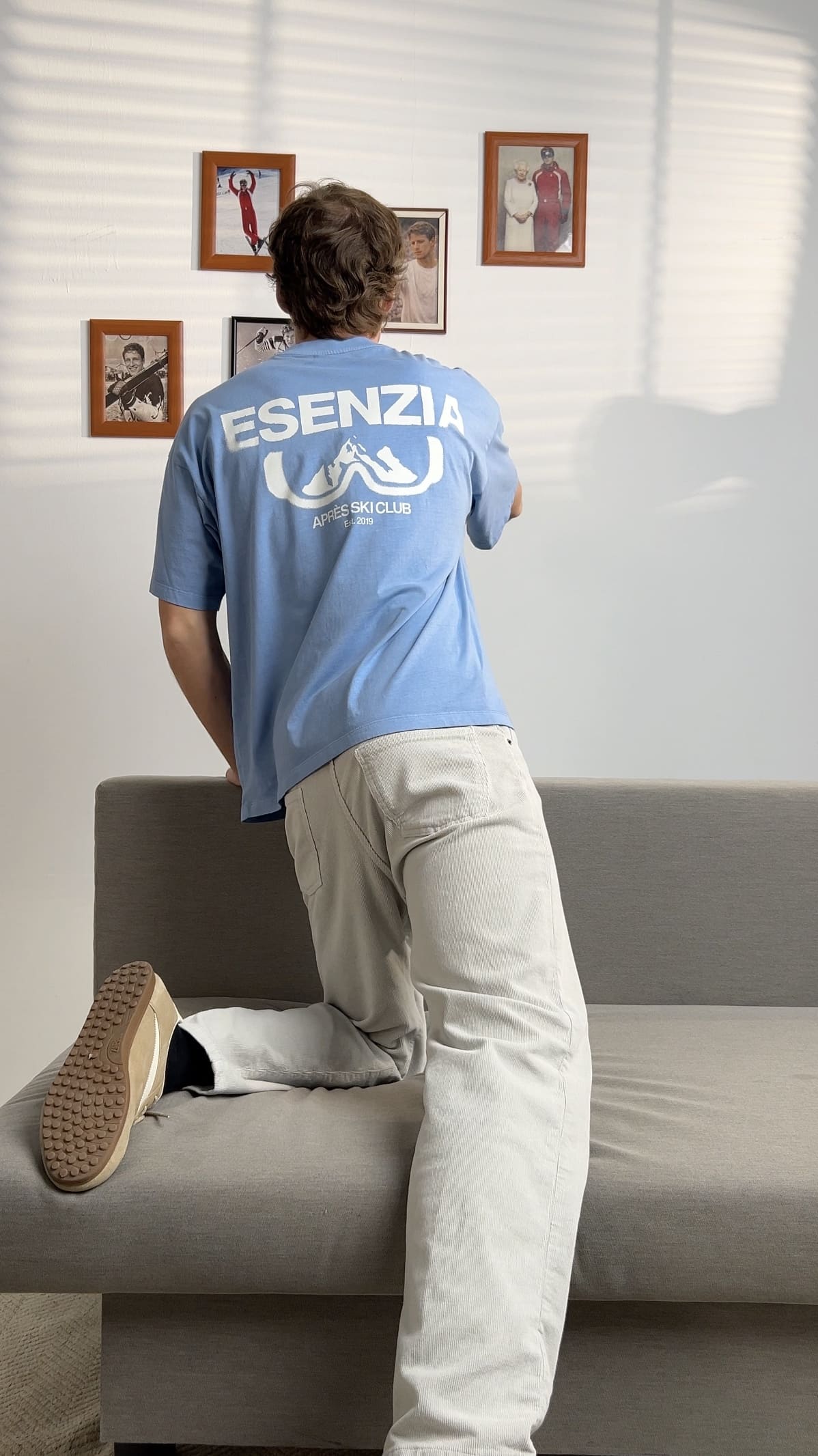 BLUE REFLEX TEE