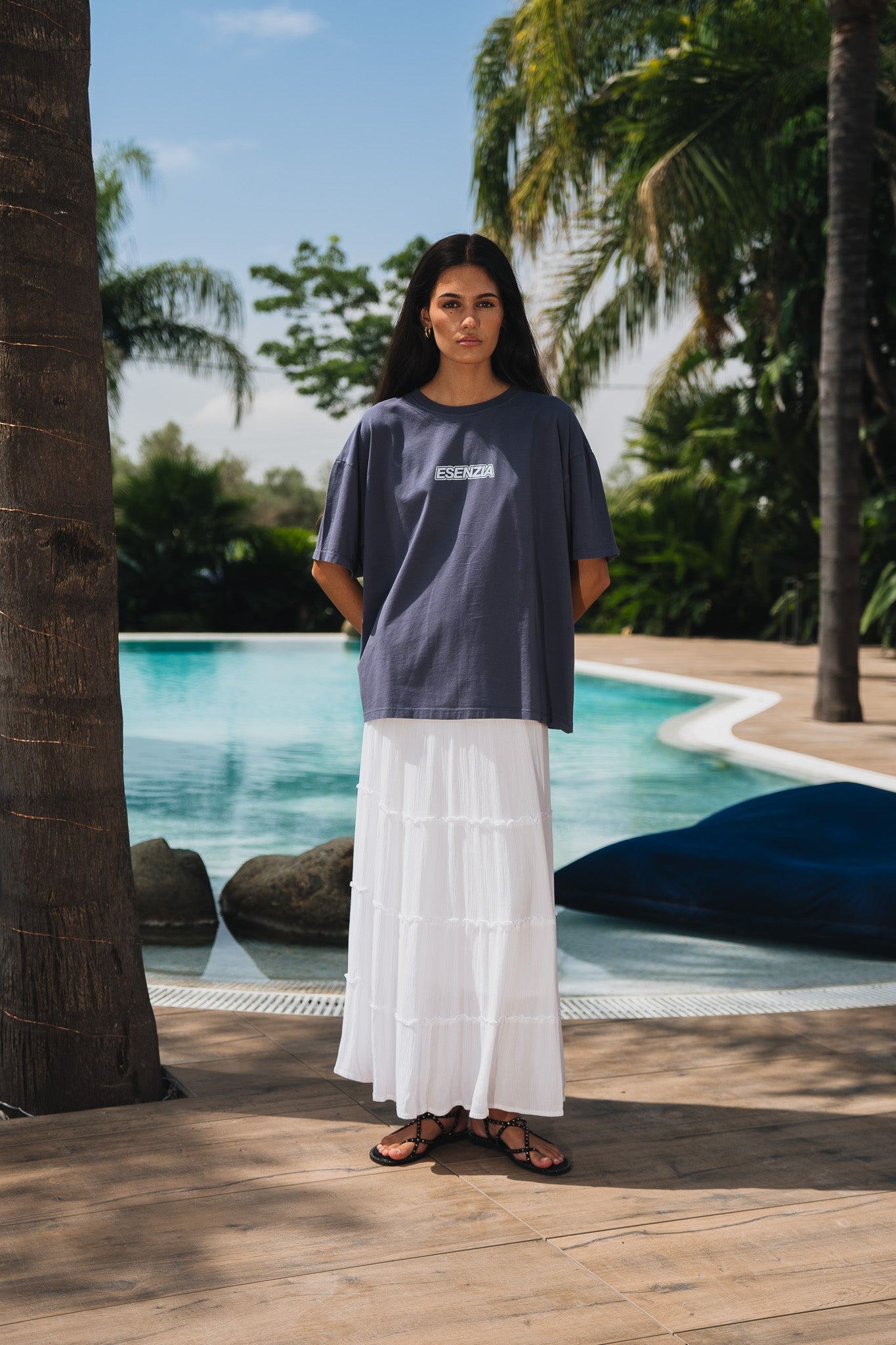 NAVY BEYOND TEE