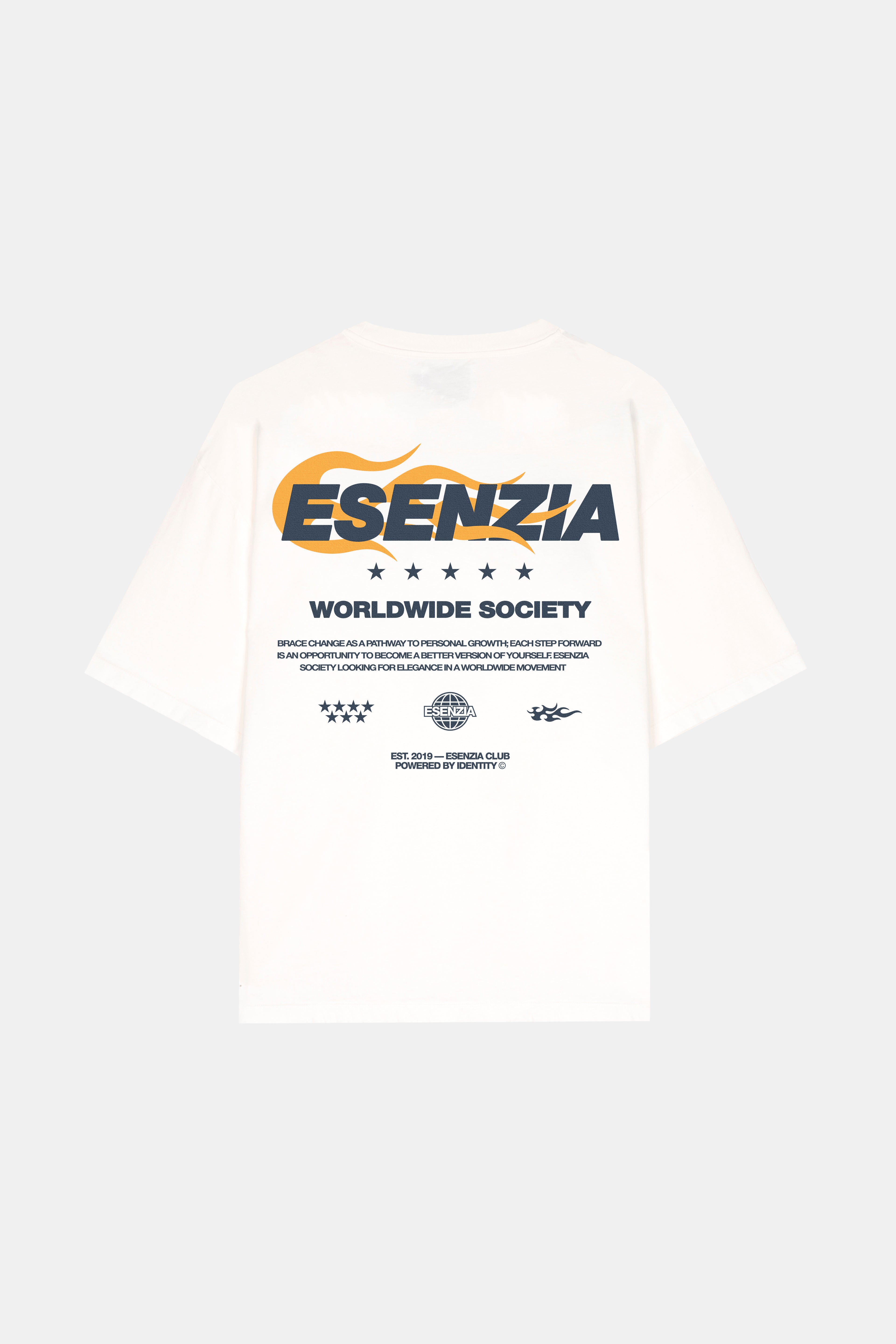 WHITE VOLCANO TEE