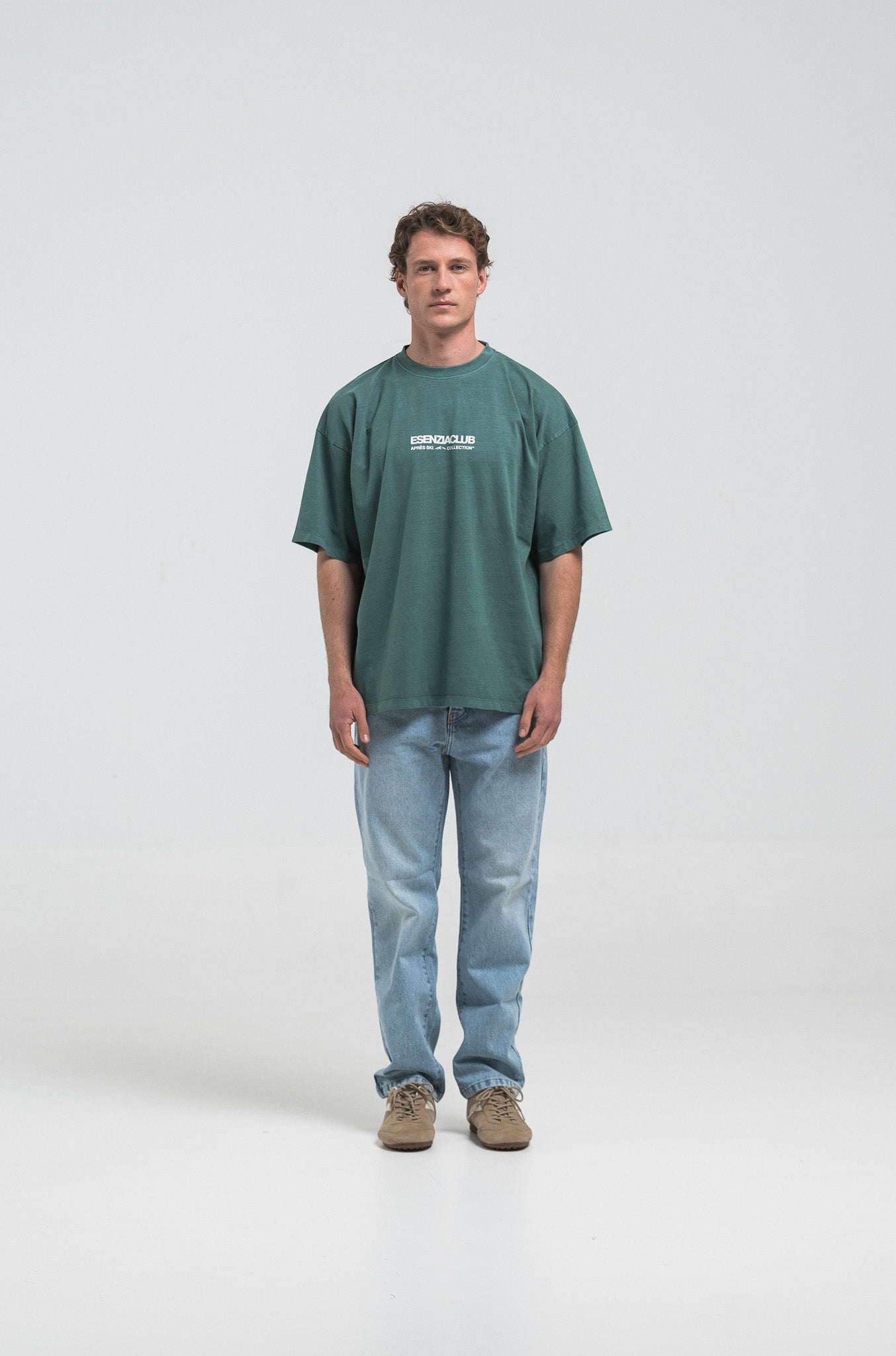 GREEN SNOW TEE