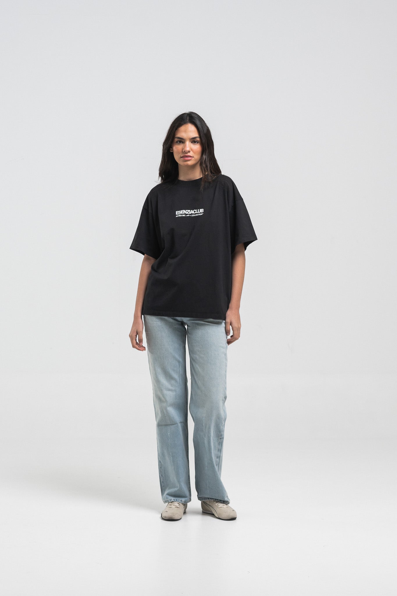 BLACK SNOW TEE