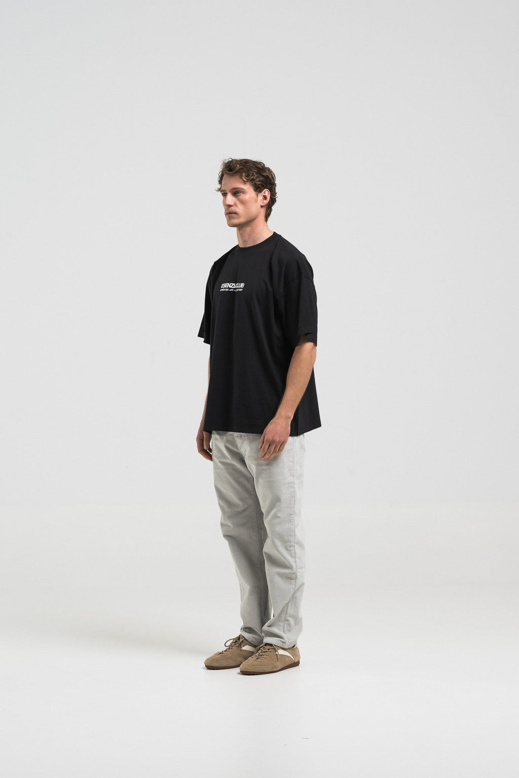 BLACK SNOW TEE