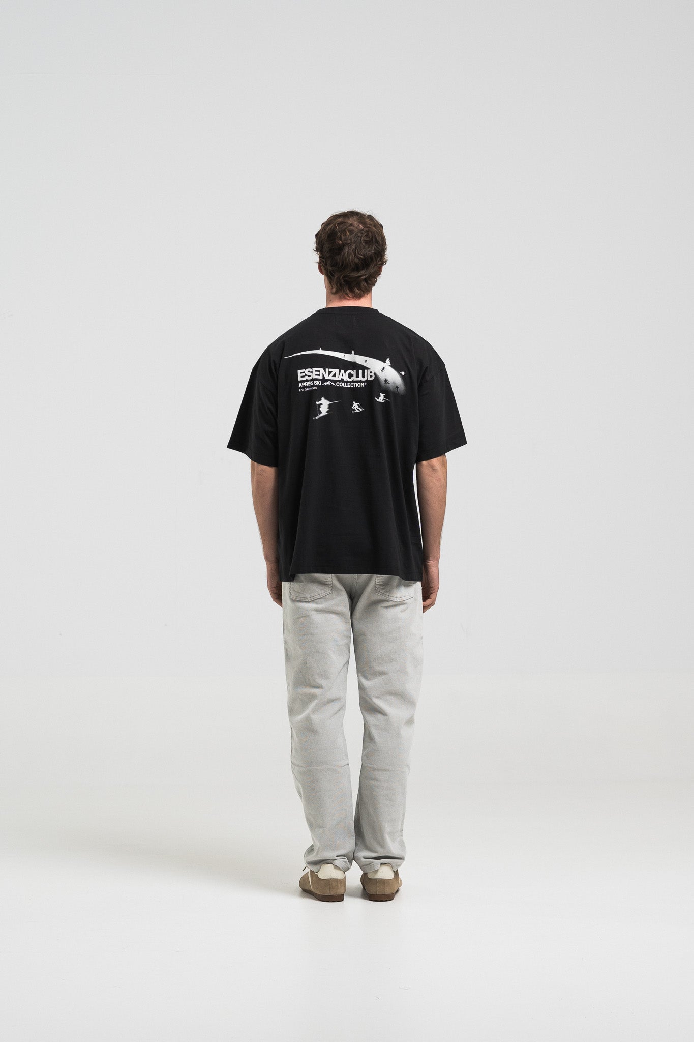 BLACK SNOW TEE