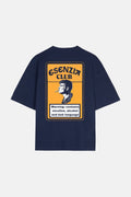 DARK BLUE CAMEL TEE