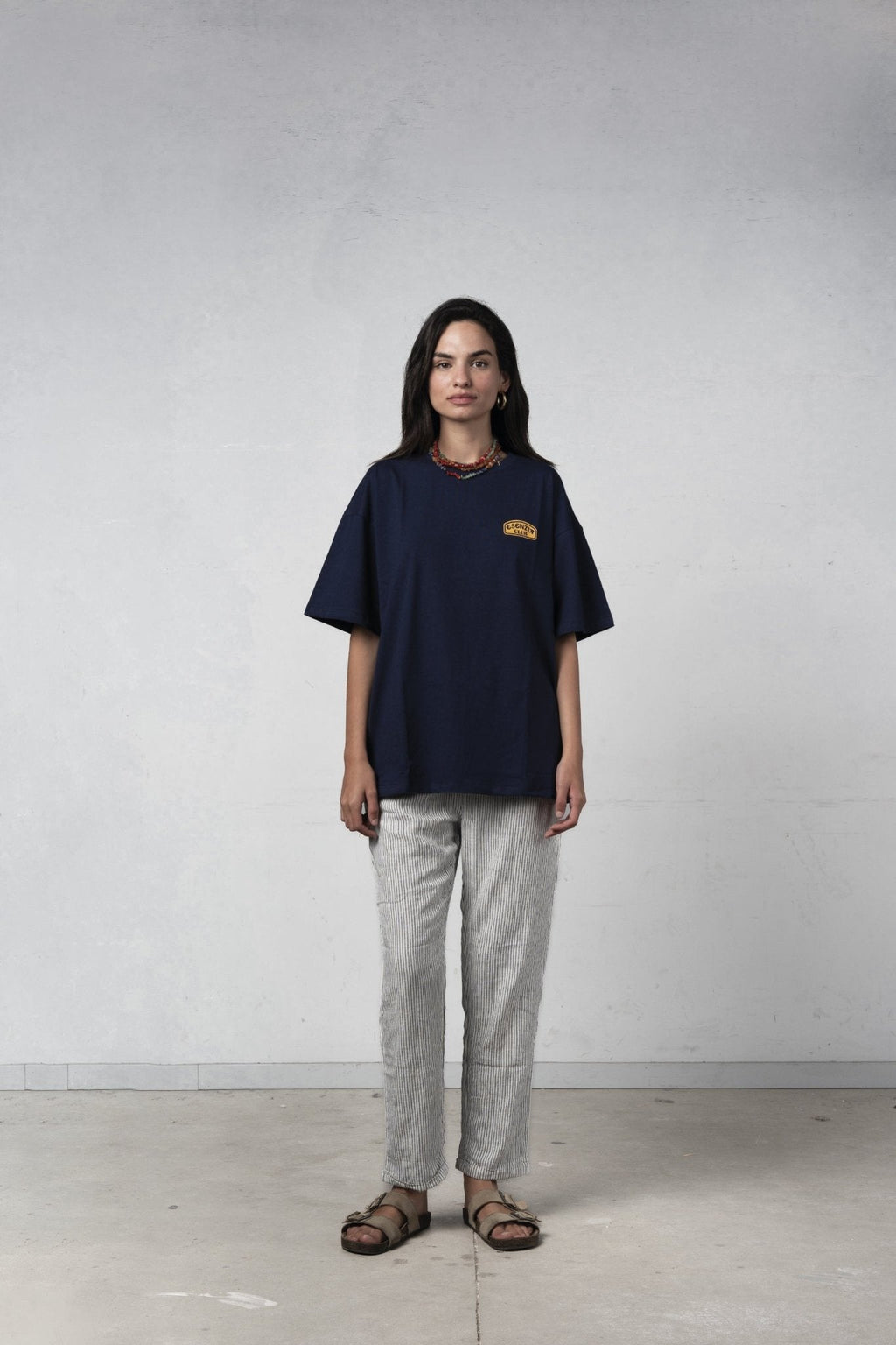 DARK BLUE CAMEL TEE