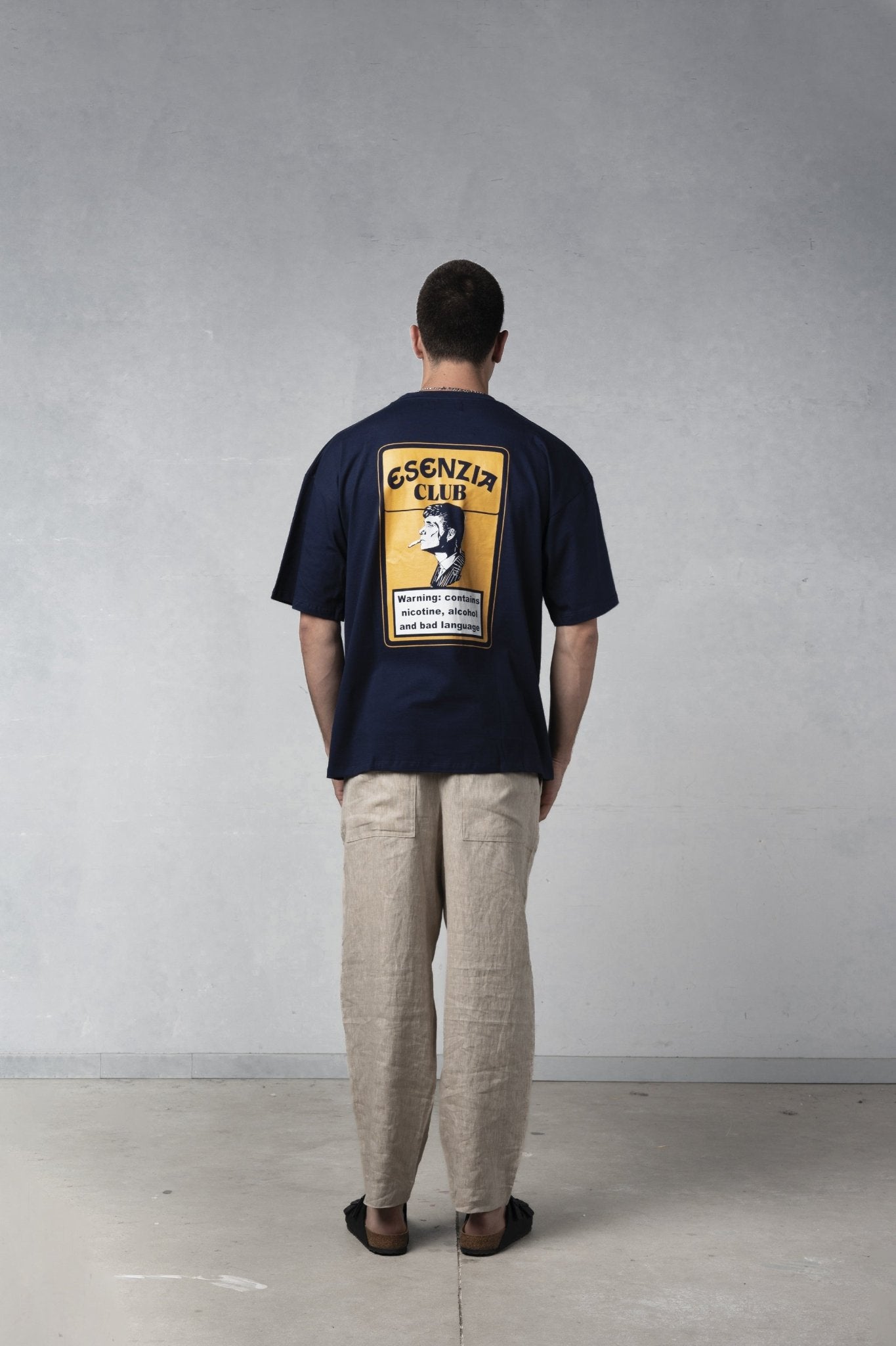 DARK BLUE CAMEL TEE