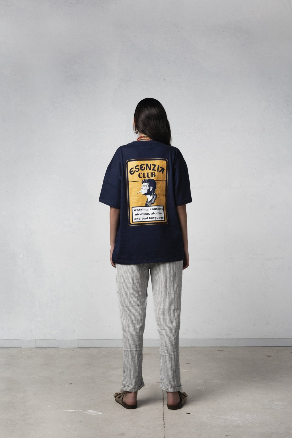 DARK BLUE CAMEL TEE