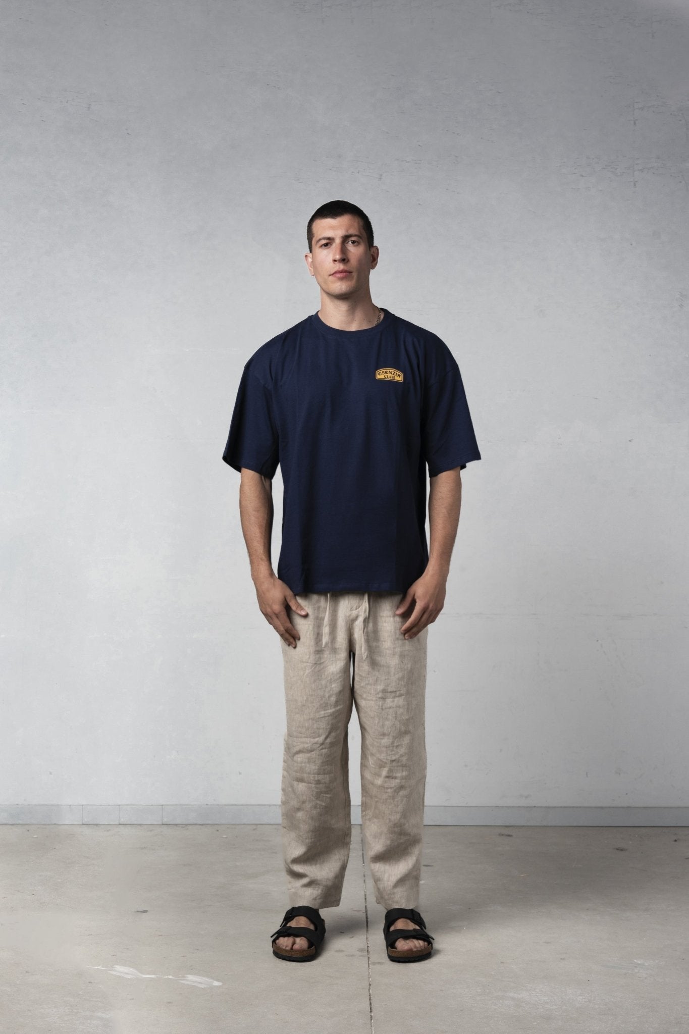 DARK BLUE CAMEL TEE