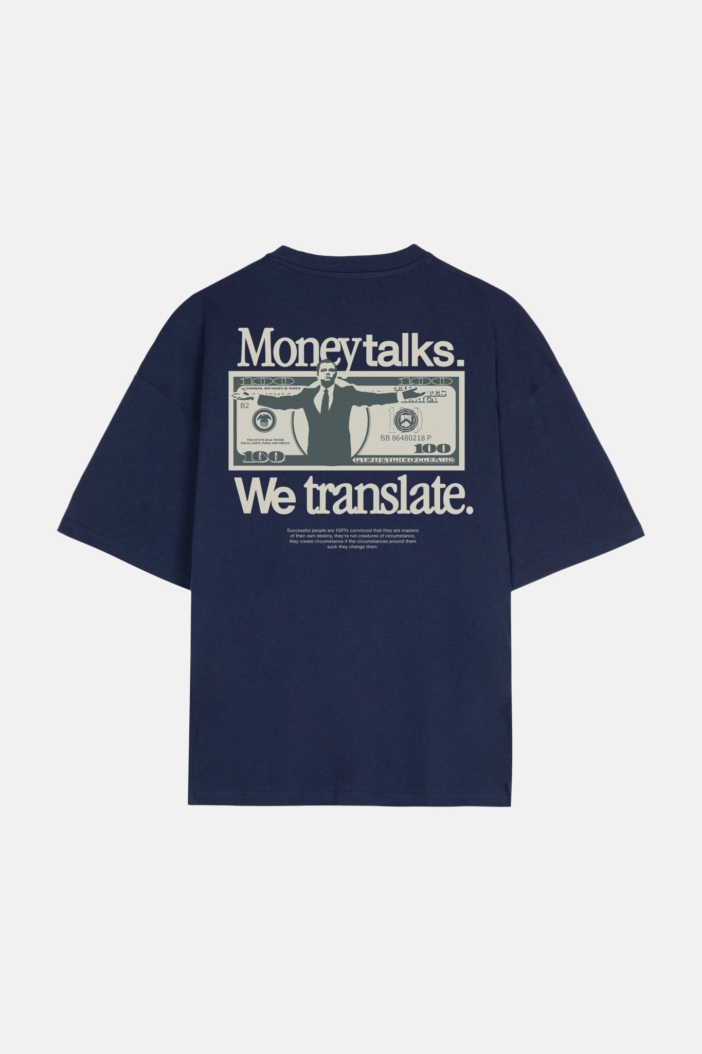 DARK BLUE WOLF TEE