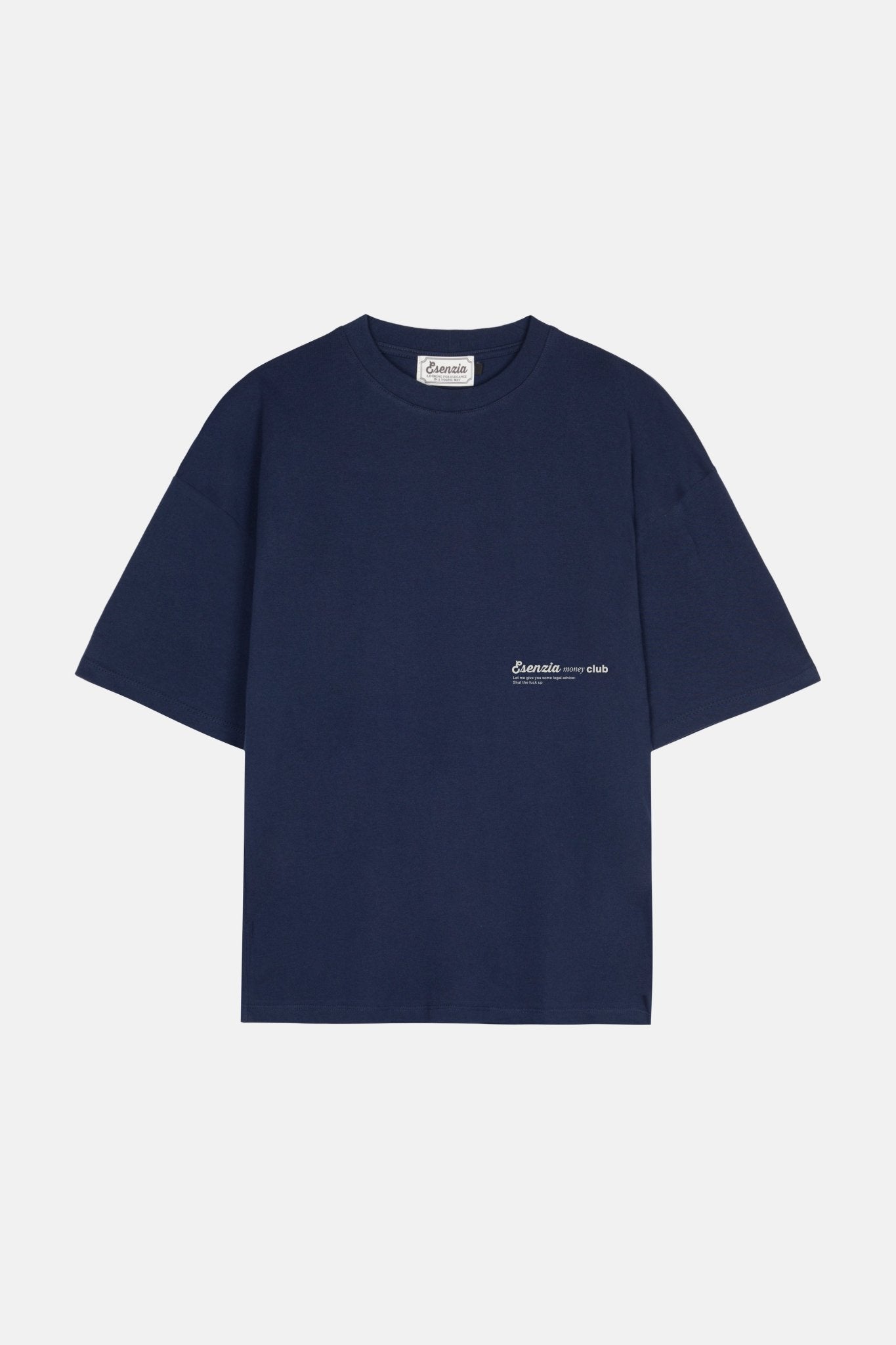 DARK BLUE WOLF TEE