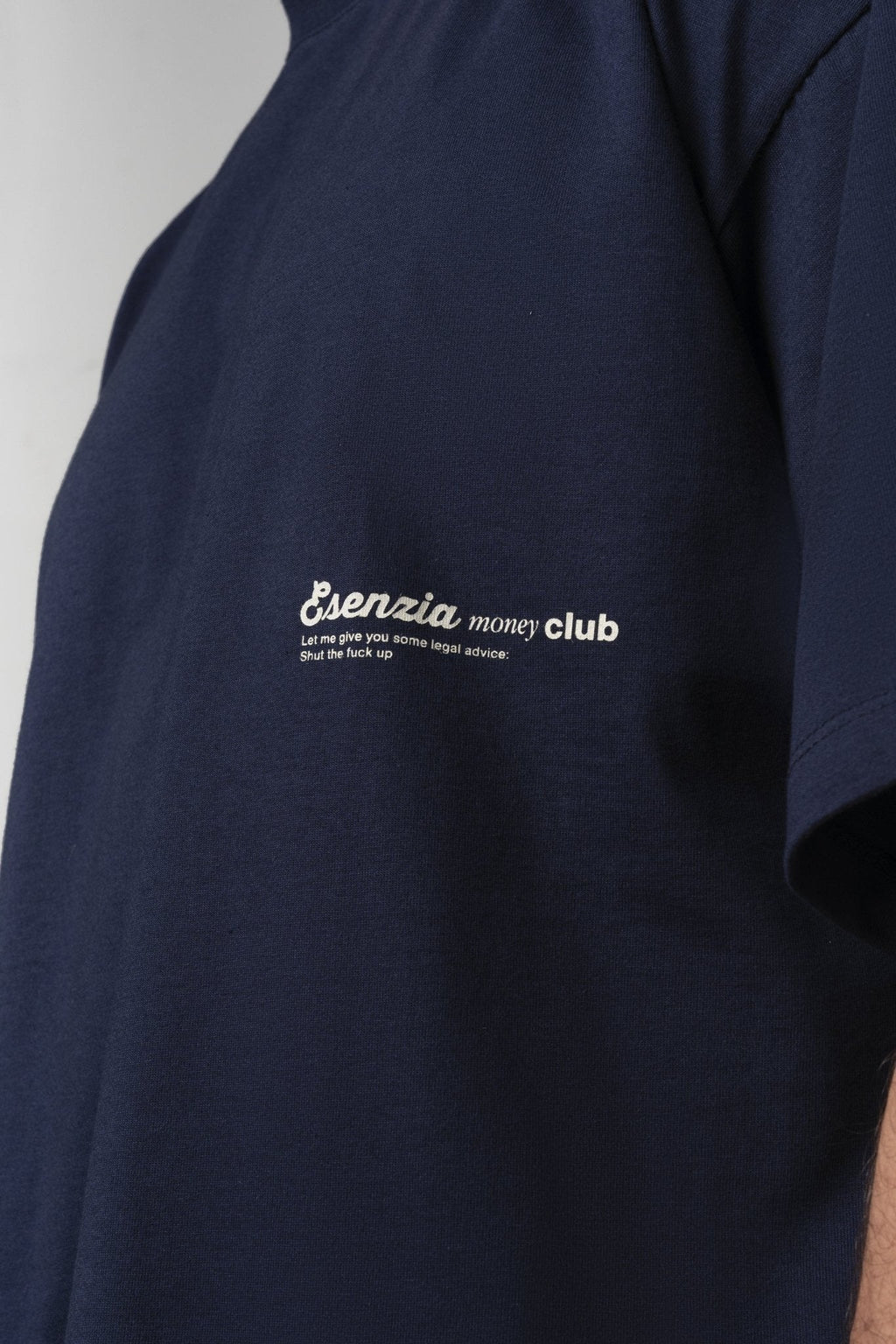 DARK BLUE WOLF TEE