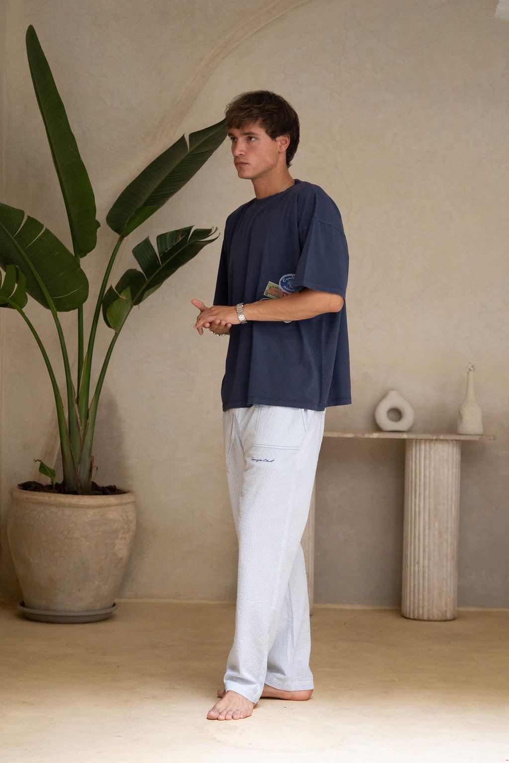 BLUE PATCHES TEE