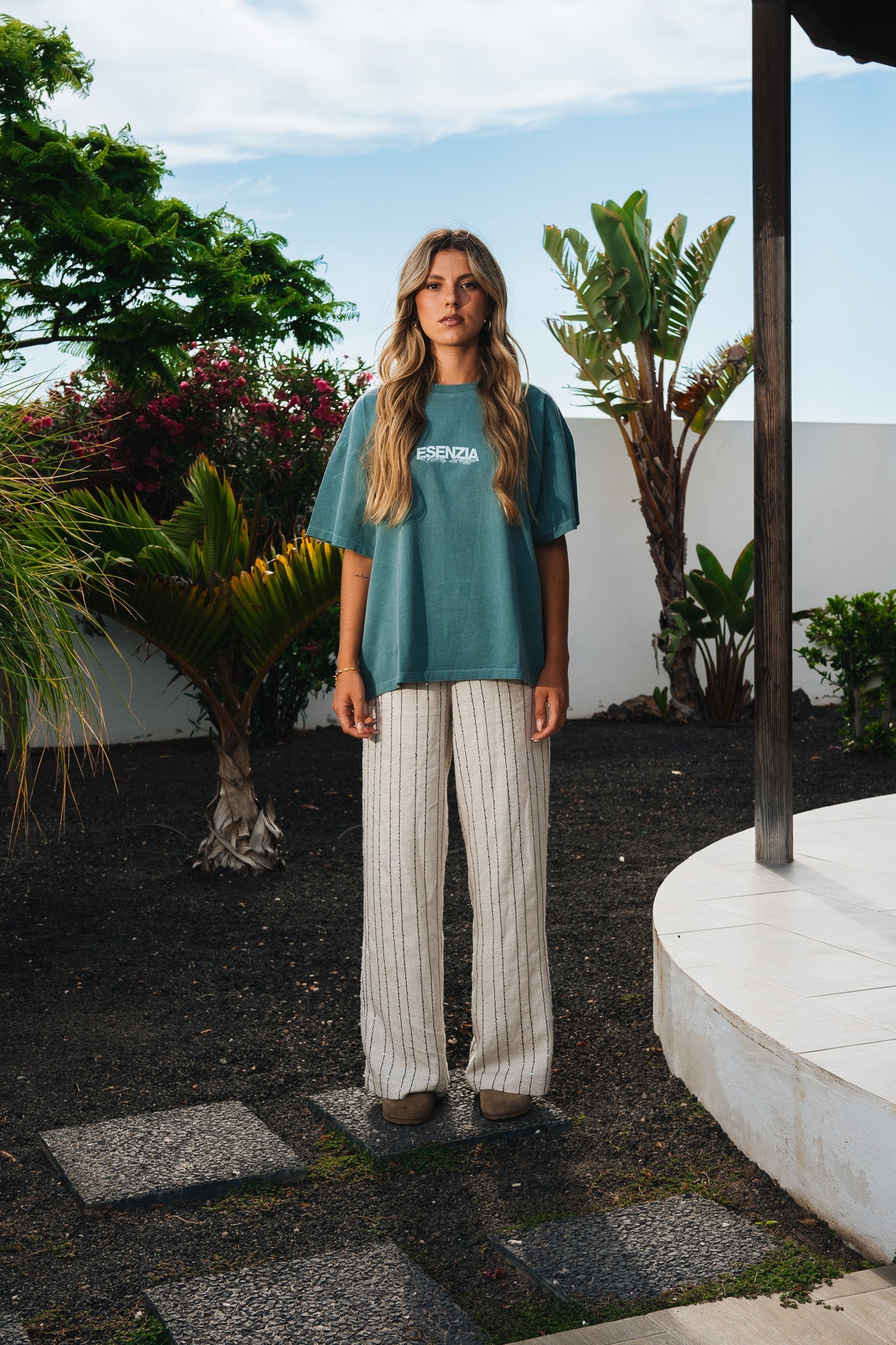 GREEN TEGUISE TEE