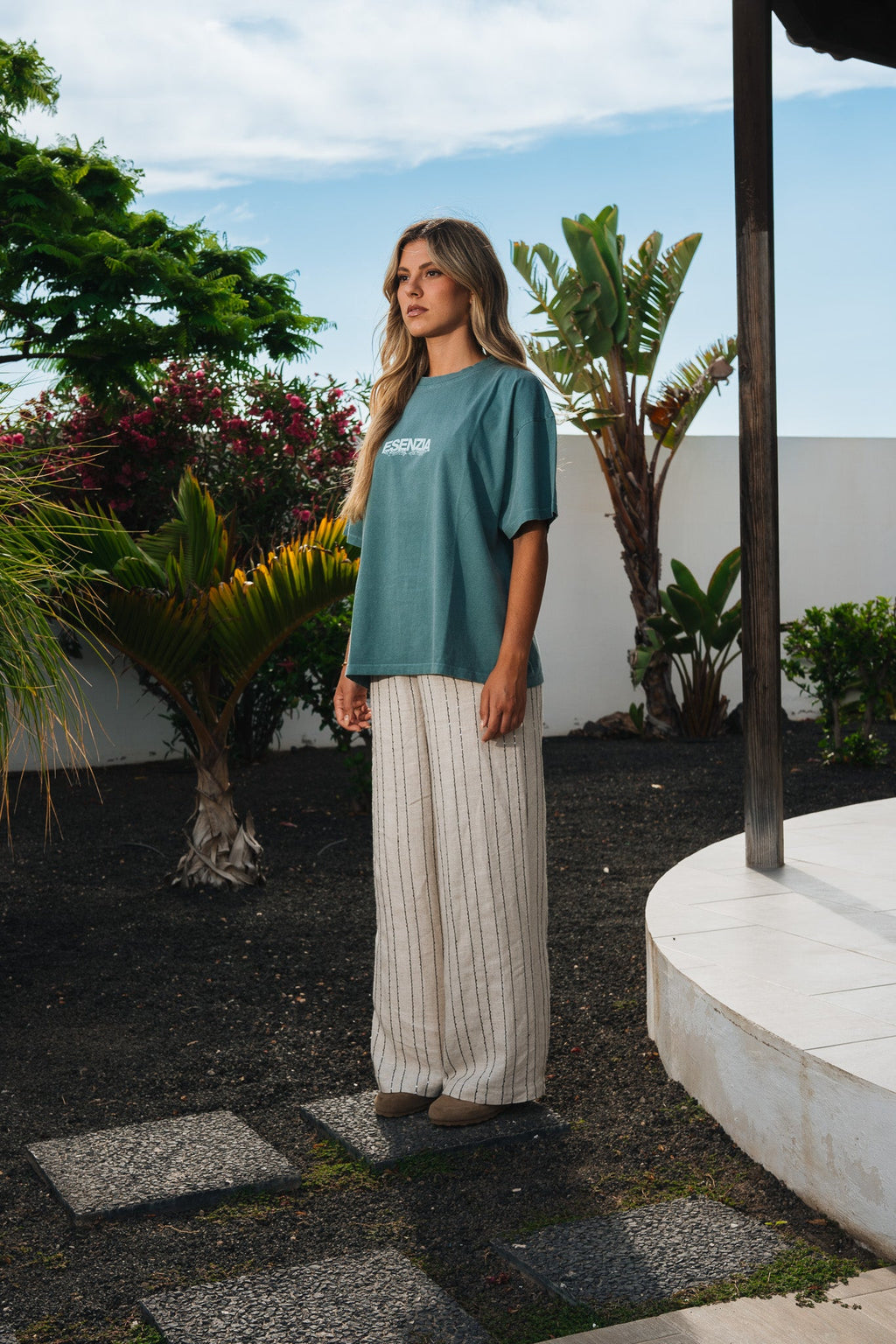 GREEN TEGUISE TEE