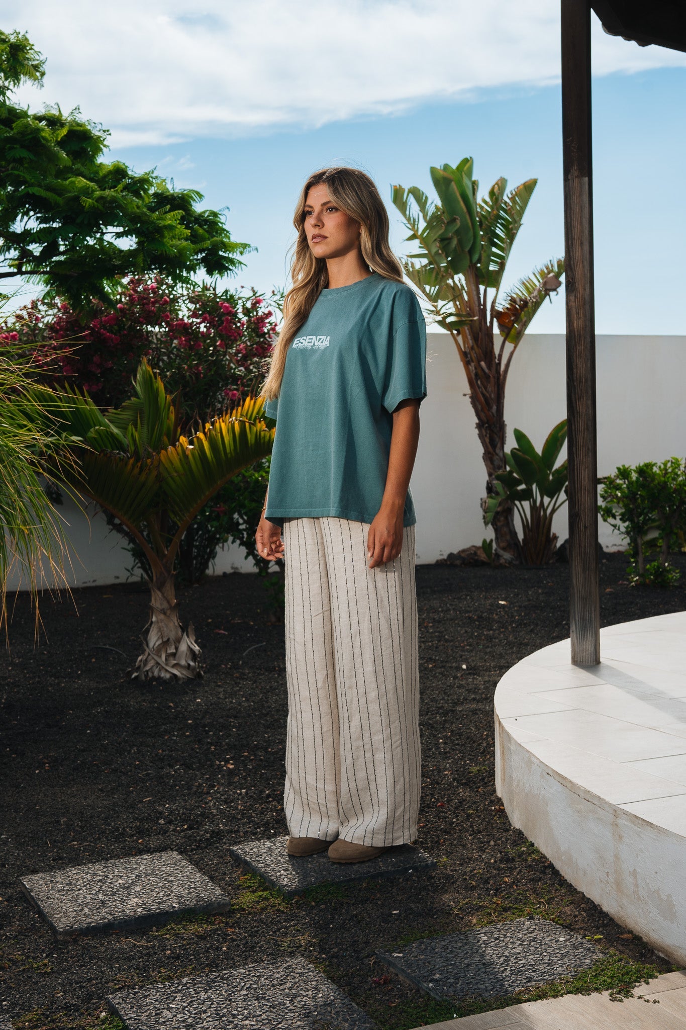GREEN TEGUISE TEE