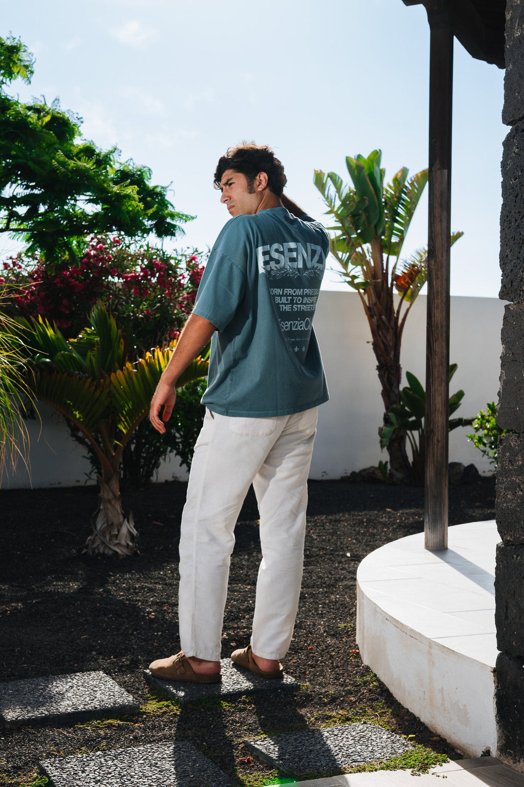 GREEN TEGUISE TEE