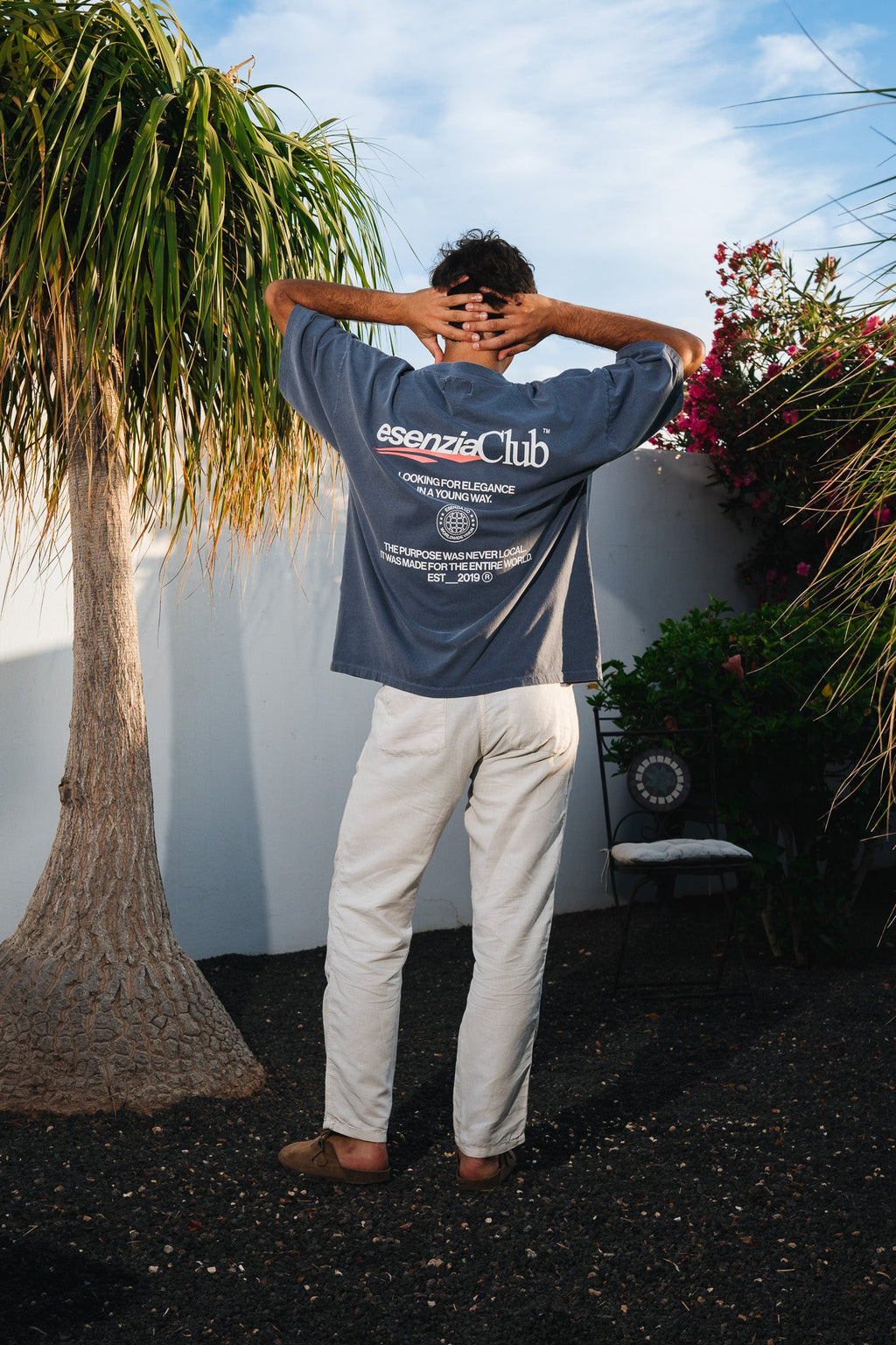 GREY TIMANFAYA TEE