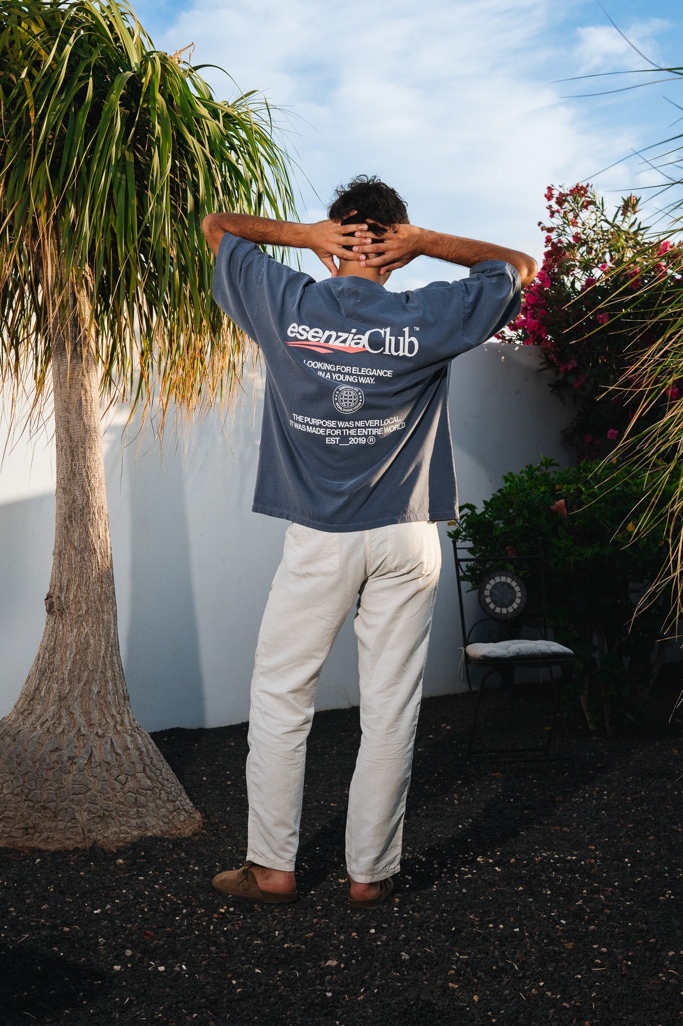 GREY TIMANFAYA TEE